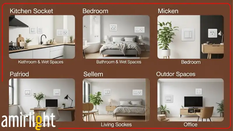 انتخاب کلید و پریز مناسب برای هر فضا