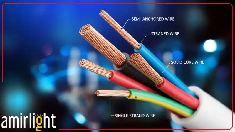 سیم نیمه افشان