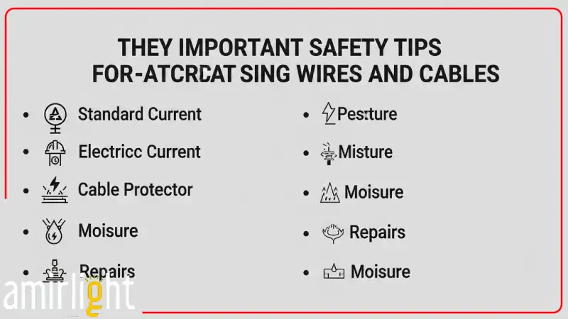 نکات ایمنی مهم در استفاده از سیم و کابل