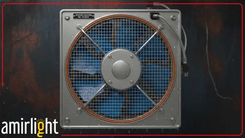 هواکش صنعتی ضد آب با بدنه مقاوم در برابر رطوبت و گرد و غبار