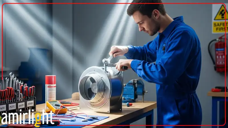 سرویس هواکش صنعتی کوچک