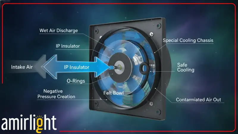 مقایسه هواکش معمولی و هواکش صنعتی ضد آب