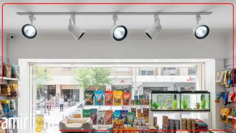 مقایسه کاربرد انواع چراغ فروشگاهی